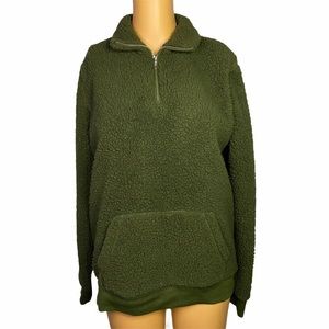 Quarter-Zip Sherpa Pullover